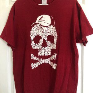 Men's Pokemon Skull T-Shirt, L